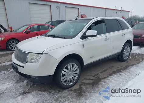 2010 Lincoln Mkx z USA, uszkodzony, nr VIN 2LMDJ8JC6ABJ18169